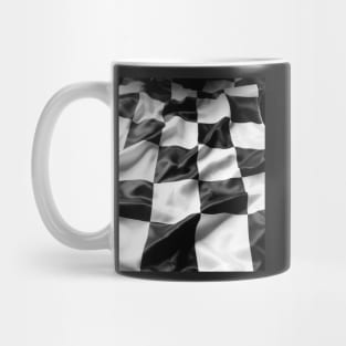 Checkered Flag in 3D First to the Chequered Flag Mug